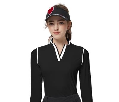 China New Golf Women's Anti-pilling Blouse Clothing Ice Silk Sleeve Suit Sports Long Spring And Breathable Summer Leisure for sale