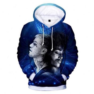 China Custom unisex hoodies anti shrink 3d hip hop all over print polyester pullover hoodies for sale