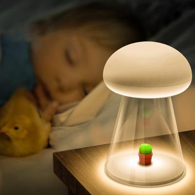 China Eco-friendly Smart Colorful Atmosphere Lightweight Rechargeable Dimmable Music Box With Light Sleeping Light Kids Night Baby Gift for sale