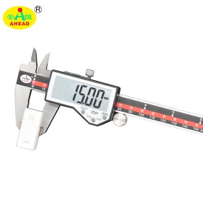 China Stainless Steel 150mm Digital Precision Gauge Electronic Micrometer With Extra Large LCD Screen for sale