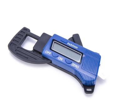 China ABS Plastic 0-12.7mm Thickness Gauge Micrometer Digital Thickness Meter 0.01mm Electronic Depth Tester for sale