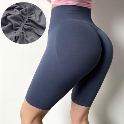 China Antibacterial Compression Tight Gym Workout Booty Shorts Women Fitness Gym Workout Tight Booty Shorts for sale