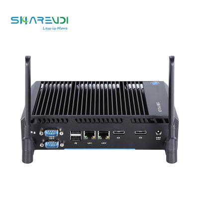 China For Hot Sale HTPC NUC Fanless Box Business Mini Wireless Desktop PC J1900 for sale