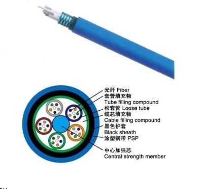 China 16 core unitube mining flame-retardant optical fiber cable for sale