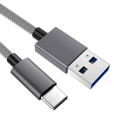 China For Samsung MacBook USB Type A Cable 1M Nylon Braided USB Cord USB Type C Fast Charger For Samsung Galaxy S20 S10 S9 Note 10 9 Moto Z LG V20 G5 for sale