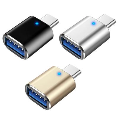 China OTG USB C to USB 3.0 Adapter Thunder 4 or 3 to USB Female OTG Adapter for MacBook Pro2021 and Type C Devices for sale