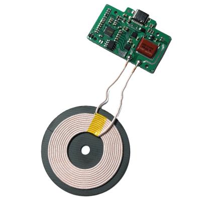 China USB C Input 15W Qi Wireless Charging Transmitter 10w Module PCB 20W 10W 7.5W Qi tx Wireless Charging Module 44.62*29.65*3.5mm (L*W*H) for sale