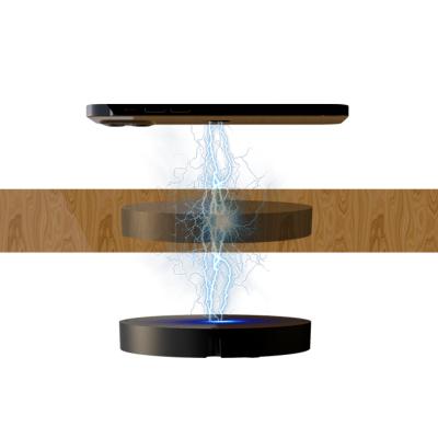 China Qi 15W Under Table Hidden Wireless Charger For Table Furniture Qi Charger Long Distance Under uderdesk Wireless Charging uderdesk for sale