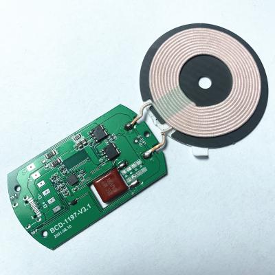 China Wholesale Power Bank TX Wireless Charging Coil 10w 15W Qi Coil kc 15W Qi Coil Fast Wireless Charging PCB 52*42*3.5mm (L*W*H) for sale