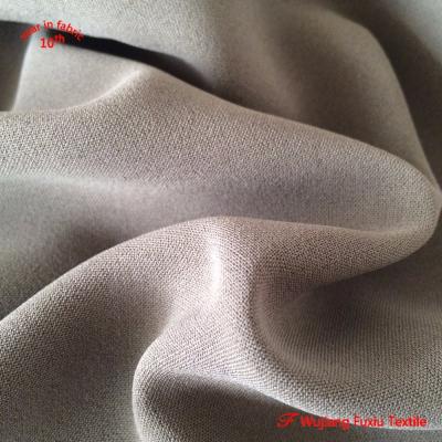 China 75D CEY Yarn Polyester Stretch Crepe Fabric Antistatic Composition for sale