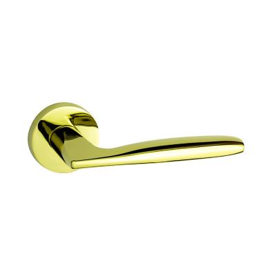 China Luxury door and window handles 541J70 PVD door lock hardware interior door handle gold modern European style supply seller for sale