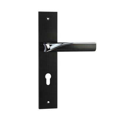 China L0169 MB/CP Modern High Quality Door Pull Handle Modern Bedroom Door Locks Handles for sale