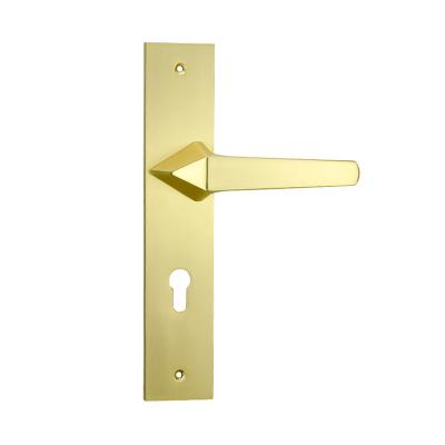 China Factory direct sale L0167 MSG modern flat series simple interior door handles for modern style for sale