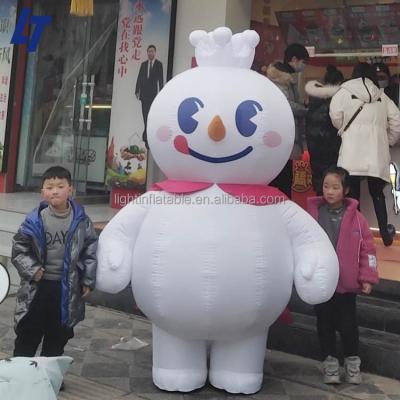 China High Quality Giant Inflatable Christmas Holiday Hand Waving Snowman For Christmas Decoration for sale