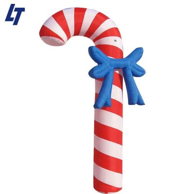 China High Quality Giant Inflatable Christmas Candy Cane Inflatable Christmas For Advertising for sale