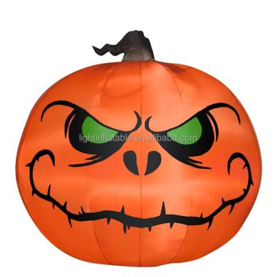 China Holiday 4Ft Animated Halloween Inflatable Outdoor Pumpkin For Holiday Decoration OEM for sale