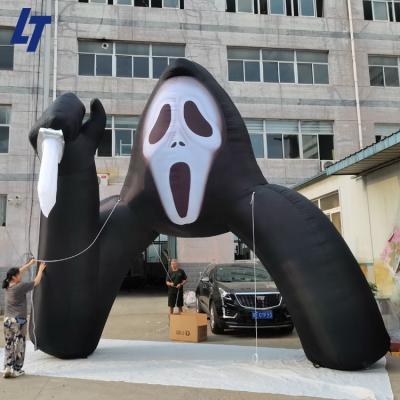 China PVC Coated Oxford Cloth Inflatable Giant Arch Halloween Scary For Advertising for sale