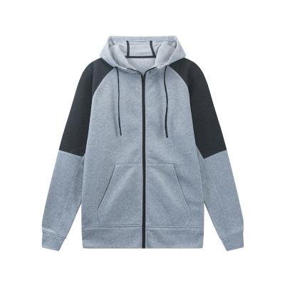 China 2021 New Design Factory Sale Anti-wrinkle Black And Gray Various Spring Zip Up Outdoor Men's Jackets Hoodie for sale