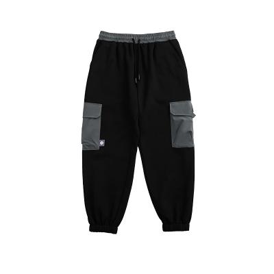 China Custom Professional Side Pocket Drawstring Plain Style Sweatpants Male Waterproof Cheap Mens for sale