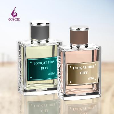 China European Luxury Perfume Bottle 100ML Empty Square Glass Perfume Bottle For Woman For Man for sale