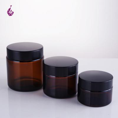 China 50Ml Brown Empty Cosmetic Face Mask Beauty Cream Cosmetic Packing Cosmetics Packaging Containers for sale