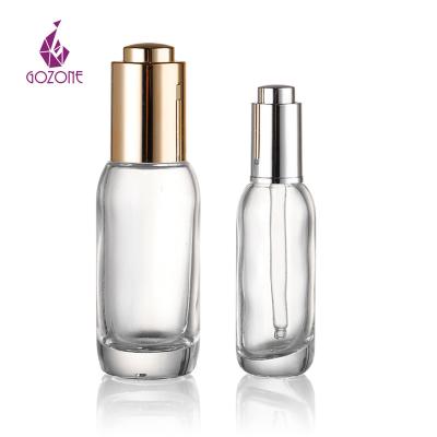 China Luxury factory 15ml personal care oil dropper bottle 15ml 30ml Chinese glass dropper bottle dropper for sale