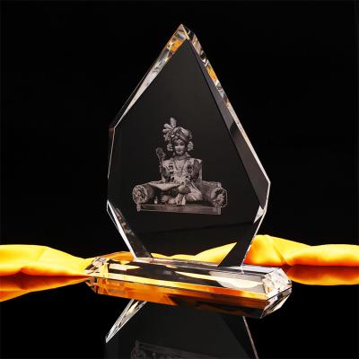 Κίνα Europe Large Stain Octagon Crystal Trophy Trophy Award Custom Decorative Trophy προς πώληση