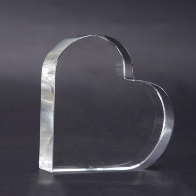 China China three-dimensional heart-shaped crystal crafts creative wedding decoration home gifts love crystal for sale