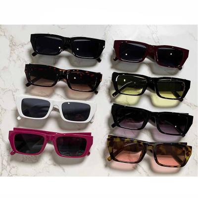 China Fashion New Small Square Sunglasses Sunway Eyewear Frame Women Trendy Sunglasses for sale