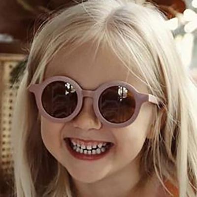 China Fashion Sunglasses 0-6 Years Old UV400 Girls Boys Sun Glass Baby Kids Cute Round Sunglasses Children for sale