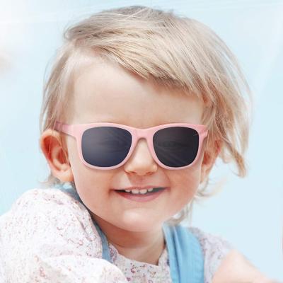 China Fashion Sunglasses Age 0-24 Months Flexible Sun Glass Children With Strap Band Material Baby Child Sunglasses for sale