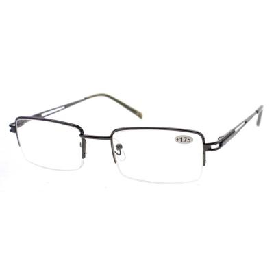 China Classic Wholesales Classic Half Rim Reading Glasses For Man Simple Design Factory Supplier for sale