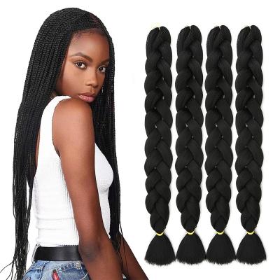 China Ultra Expression Crochet Braiding Hair 82Inch 165g Jumbo Braids Ultra Expression Braiding Hair Pre Stretched French Loop Synthetic Braiding Hair Extensions for sale