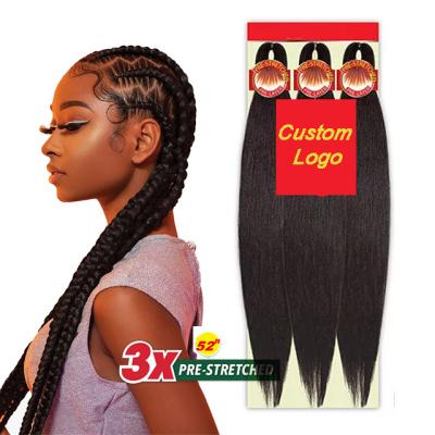 China EZ Pre-Stretched Hair 52 Inch Prestretched EZ Expression Braiding Hair Wholesale Hot Sale Hair For Yaki Braiding Hair Prestretched Braiding for sale