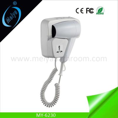 China wall mounted hair dryer with triangle socket for sale