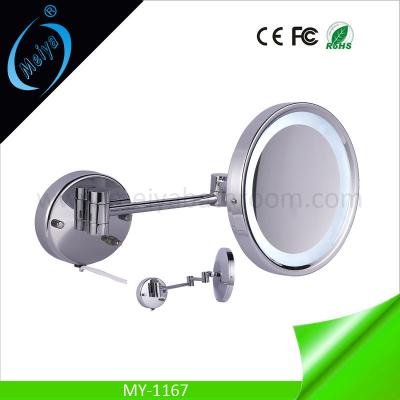 China wall mounted cosmetic mirror with LED light for sale