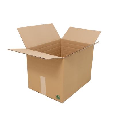 China Recyclable Mailer Box Netting Customized Colored Kraft Cardboard Corrugated Outer Packaging Box Used For Transportation for sale