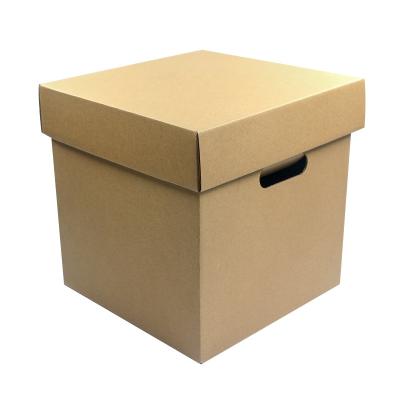 China Recycled Materials Custom Design Logo Big Size Foldable Gift Box Paper Packaging Box for sale