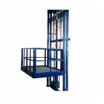 China High Quality Hotels Hydraulic Vertical Cargo Lift 3 Ton 4 Ton 5 Ton Rail Industrial Cargo Lift for sale