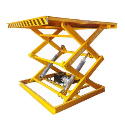 China Hotels Fixed Scissor Lift For Fixed Garage Car Cargo Lifting Equipment for sale