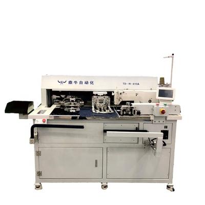 China TD-H-810A TD-H-810A Overall Jeans T-shirt patching pocket UPPER-FAST automatic tying sewing machine for sale