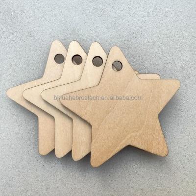 China Europe Party Event Supplies Wedding Decor Laser Cut Service Custom Shapes Unfinished Wooden Craft DIY Blank Square Star Wood Circle for sale