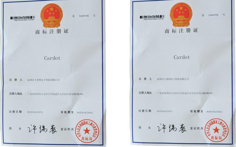 Verified China supplier - Shenzhen Cardot Electronics Technology Co.,Ltd