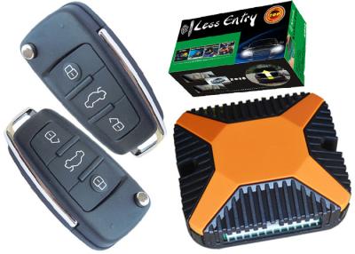 China LED Indication Car Alarm Keyless Entry System With Lock Or Unlock Car Door Outside Learning Button for sale