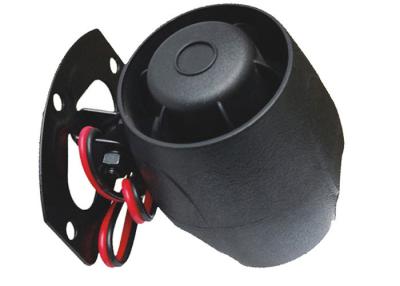 China Full Black 20W 6 Tones Security Alarm Siren Car Alarm Horn Low Temperature Endurance for sale