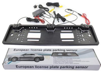 China 1.5W Number Power Plate Reverse Parking Sensor System , Parking Assist System Kit BIBI Alarm Type for sale