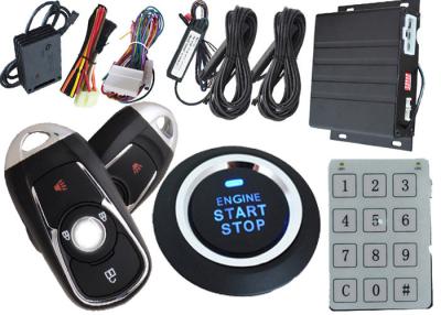 China Keyless Entry Ignition Car Engine Start Stop System Shock Sensor Car Alarm Protection for sale