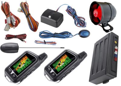 China Remote Keyless Entry Auto Car Alarm System With Shock Sensor Alarm Trigger for sale