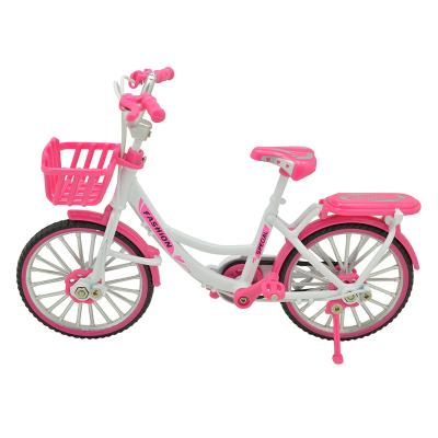 China Die Casting Lady's 1:10 Scale Toy Bicycle Model Die Cast Model Toy Phiness Bike Toy 3 Colors OEM Customized for sale