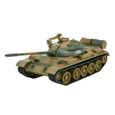 China Diecast Toy 1:43 Scale Metal Soviet Union T-55 Tank Die Cast Toy Camouflage Military Vehicle Model Model OEM Customized for sale